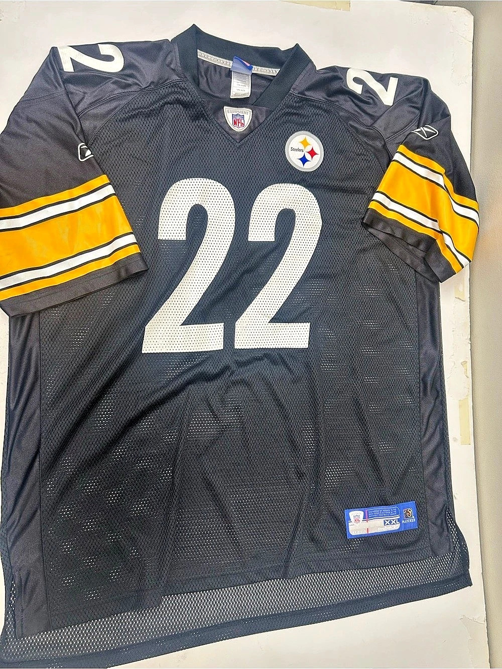 Reebok Pittsburgh Steelers Duce Staley #22 Reebok NFL Equipment Jersey Black xxl